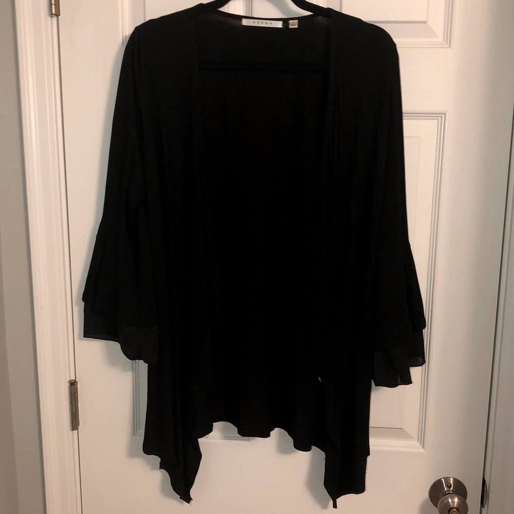 Black Wrap Tunic